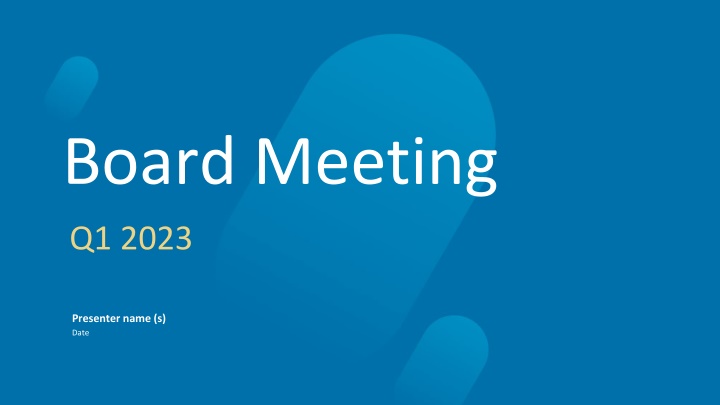 board meeting