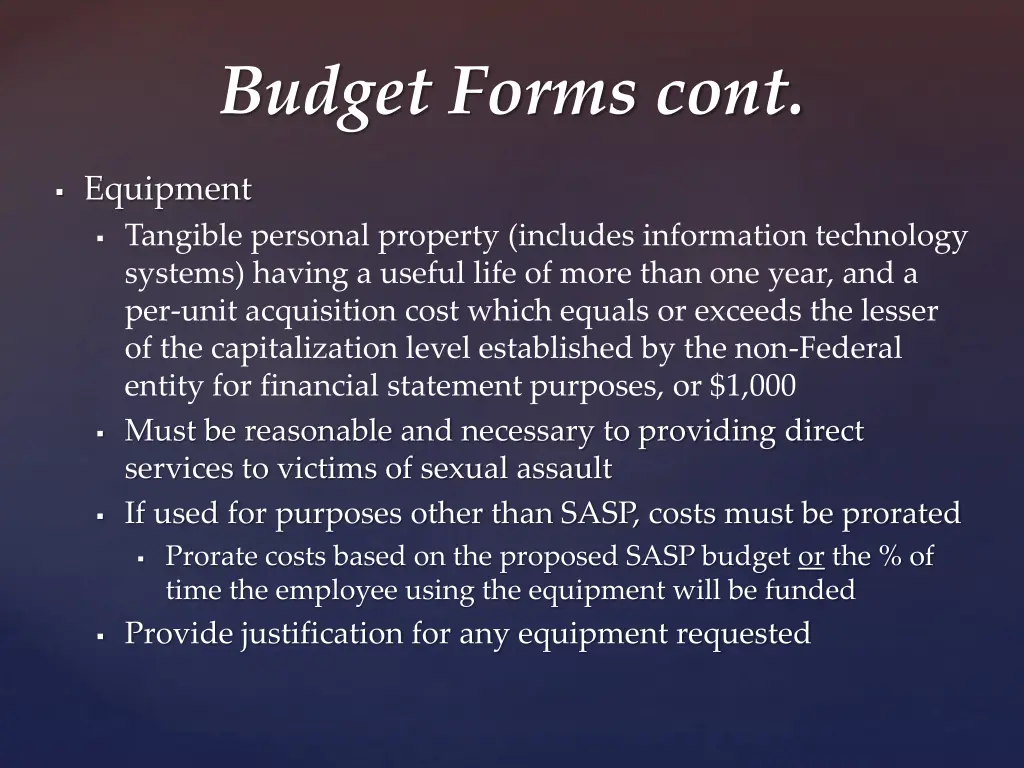 budget forms cont 4
