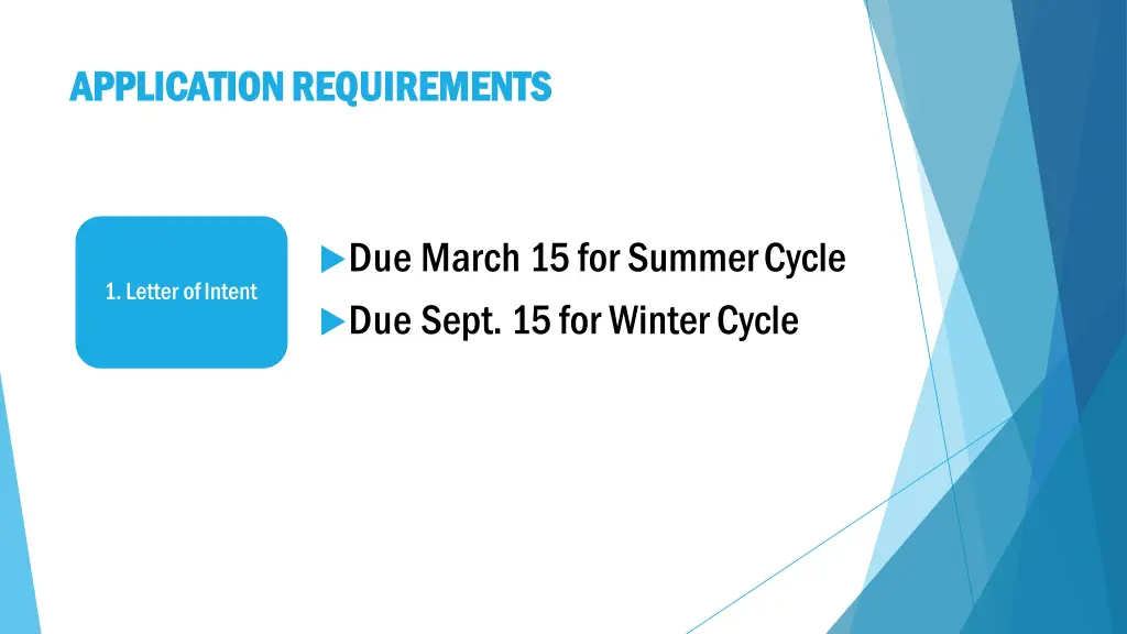 application applicationrequirements requirements 1