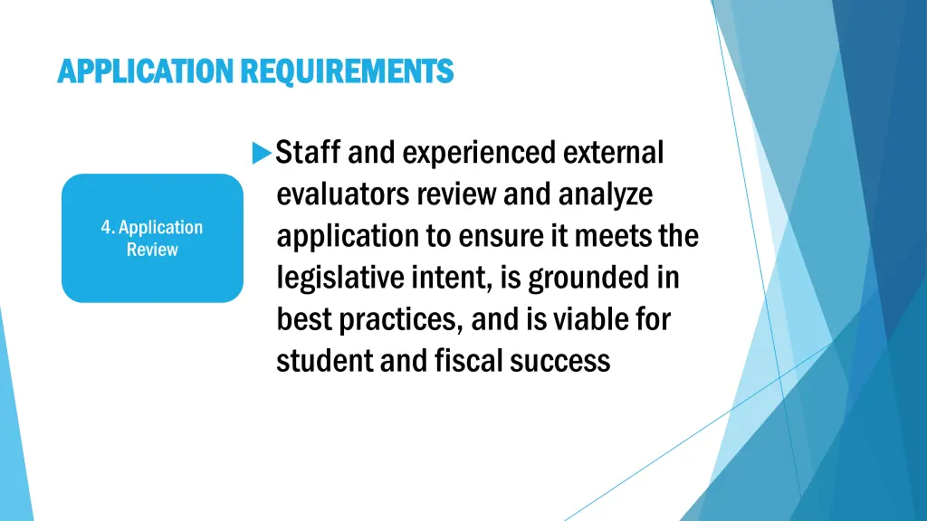 application applicationrequirements requirements 4