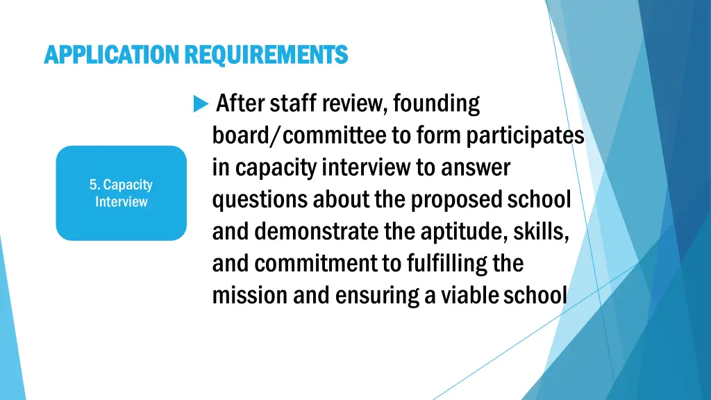 application applicationrequirements requirements 6