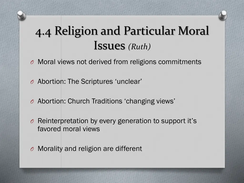 4 4 religion and particular moral issues ruth
