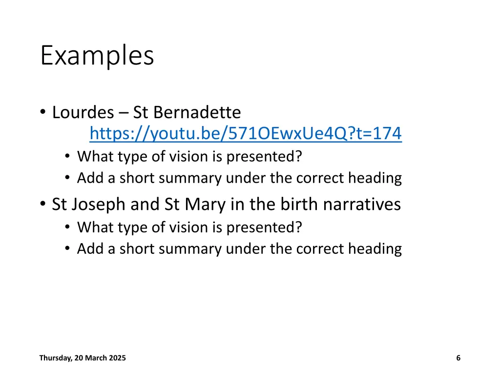 examples