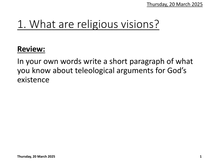 thursday 20 march 2025