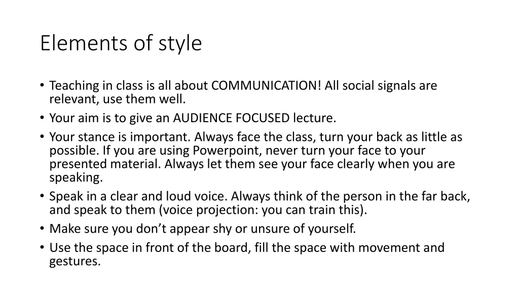 elements of style 1