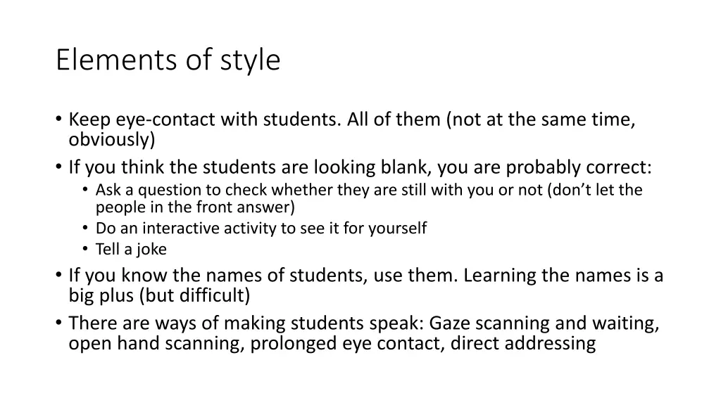 elements of style 2