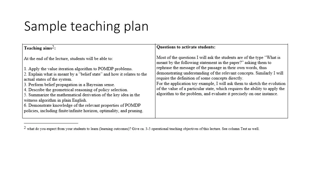 sample teaching plan 1