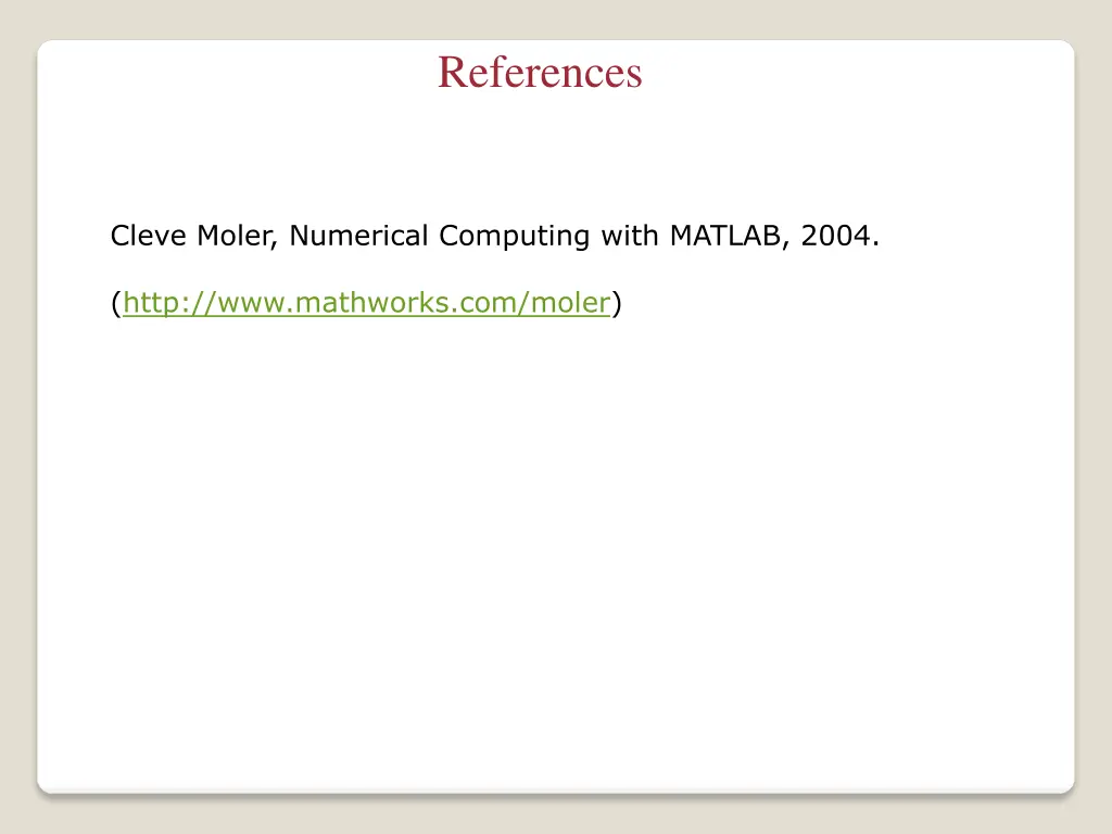 references