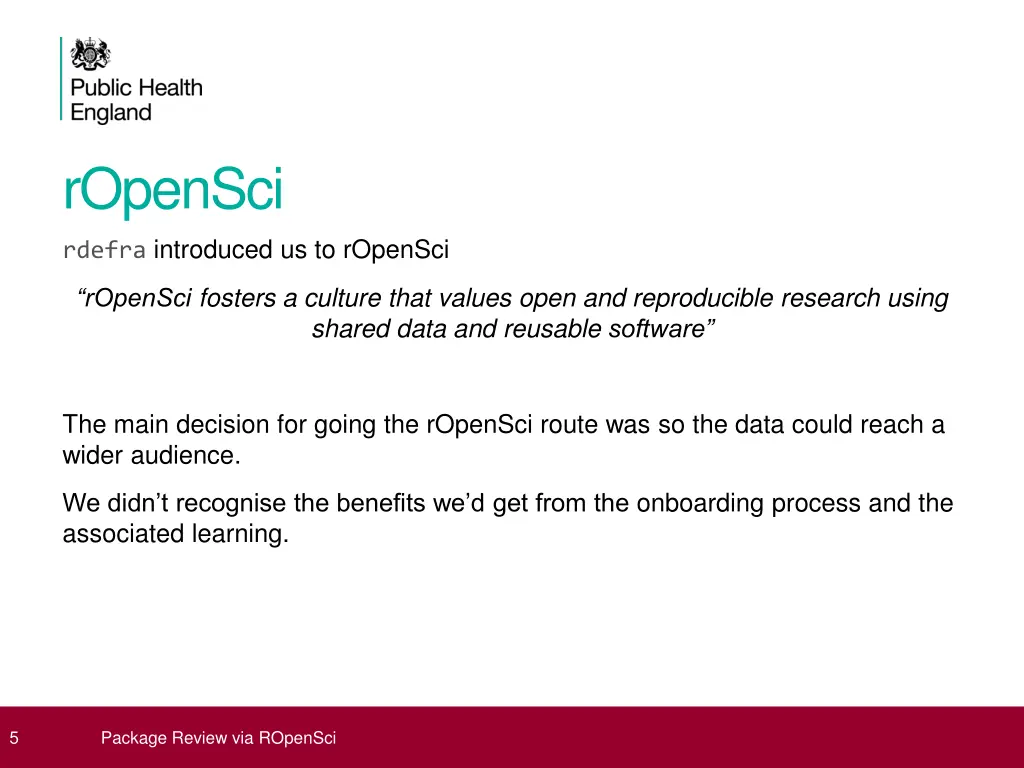 ropensci rdefra introduced us to ropensci