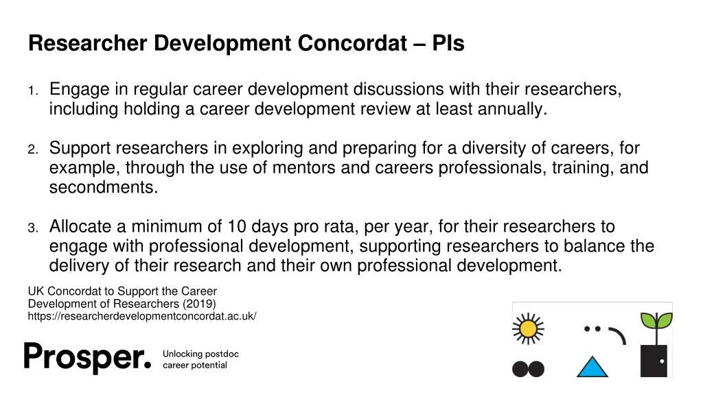 researcher development concordat pis