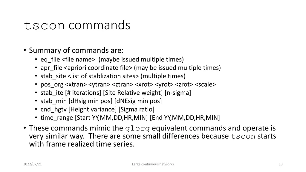 tscon commands