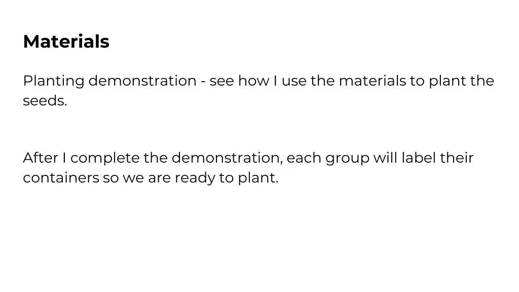 materials