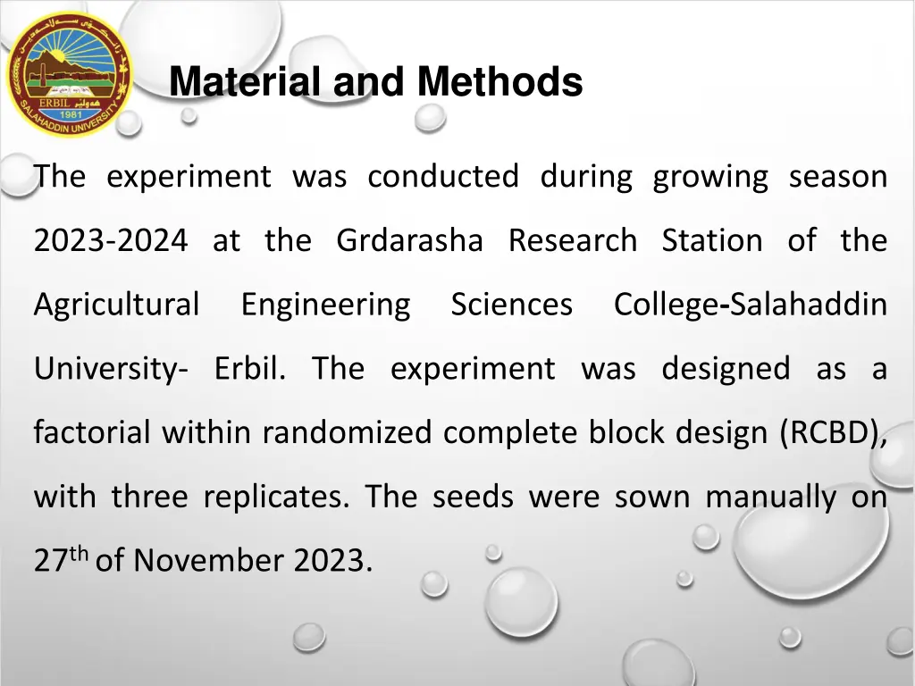 material and methods
