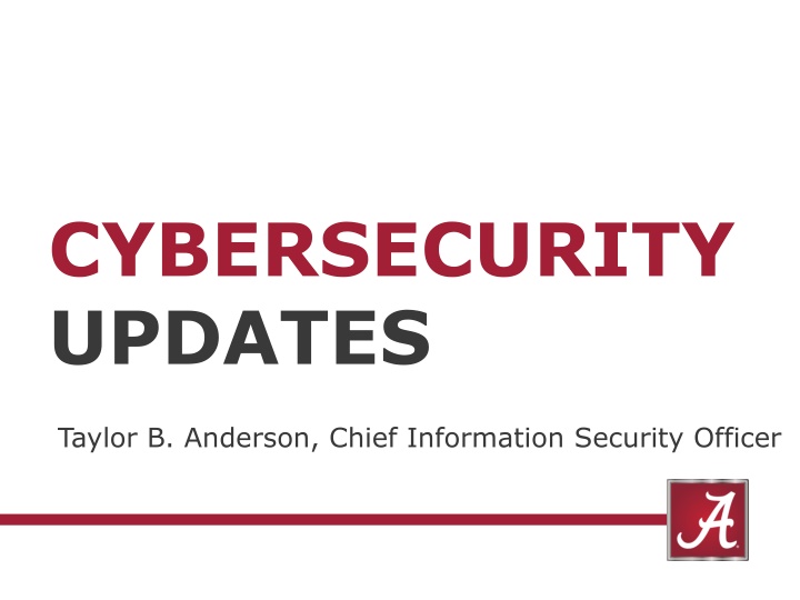 cybersecurity updates