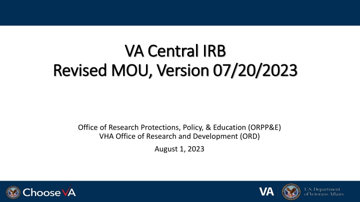 va central irb va central irb