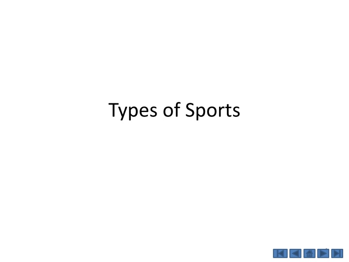 types of sports