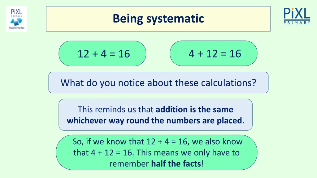 being systematic 2