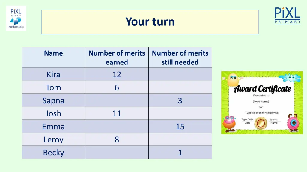 your turn 8