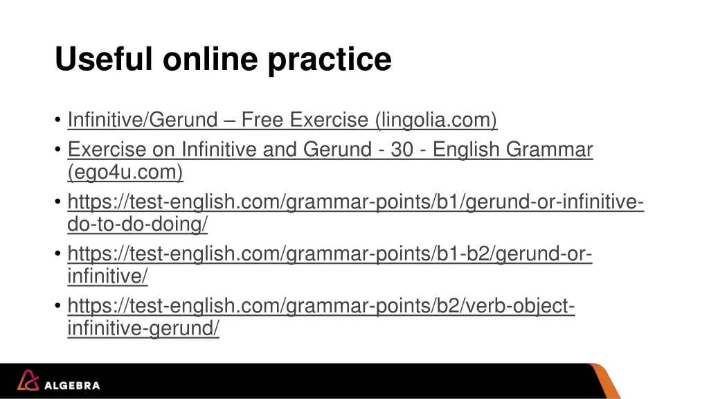 useful online practice