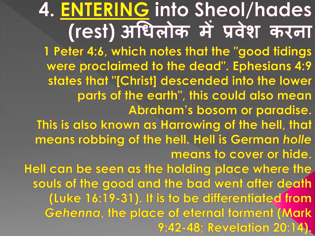 4 entering into sheol hades rest 1 peter