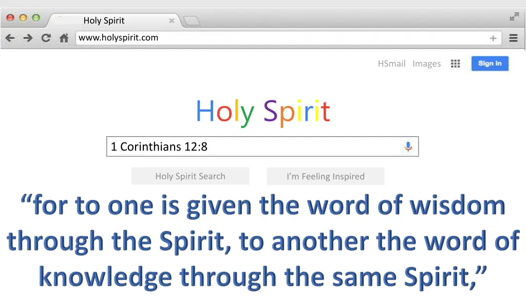 holy spirit 1