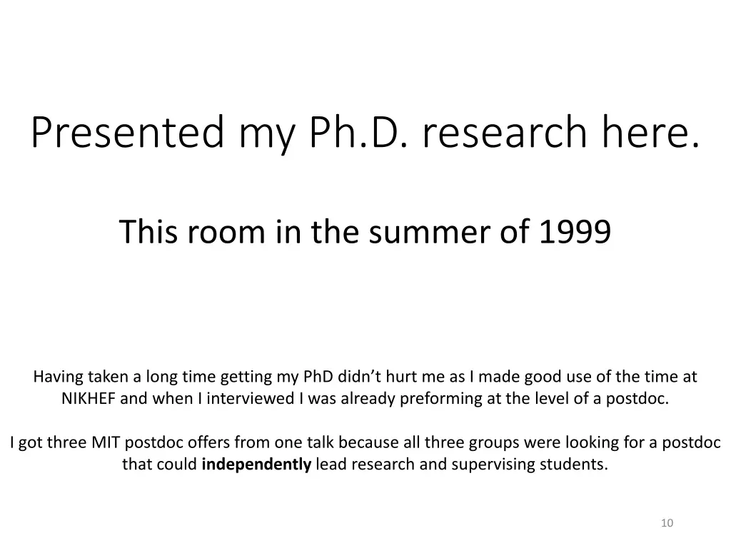 presented my ph d research here