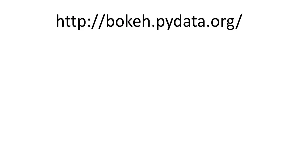 http bokeh pydata org