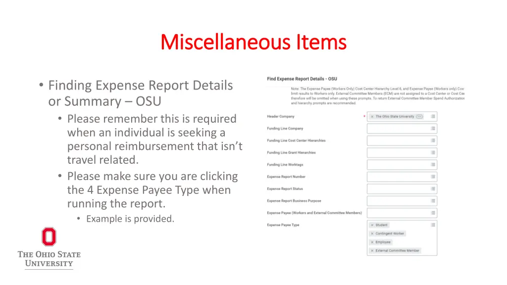 miscellaneous items miscellaneous items 1