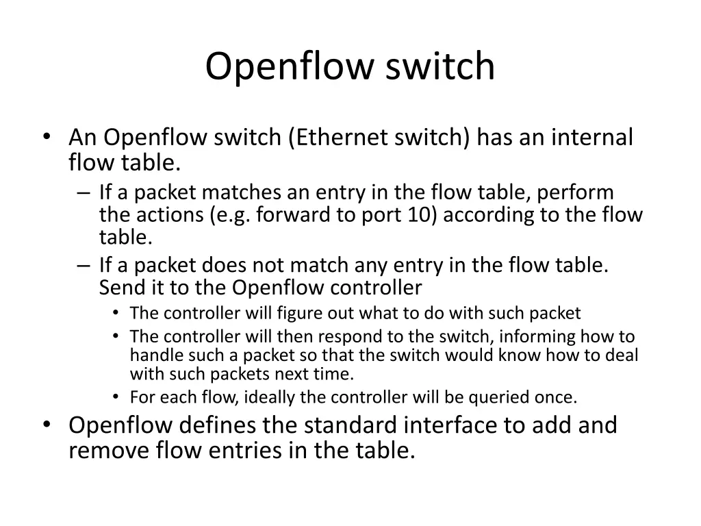 openflow switch 1
