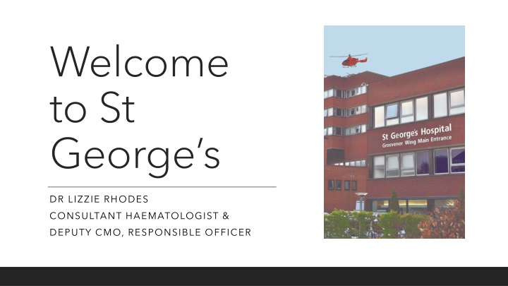 welcome to st george s