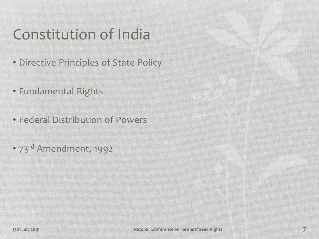constitution of india