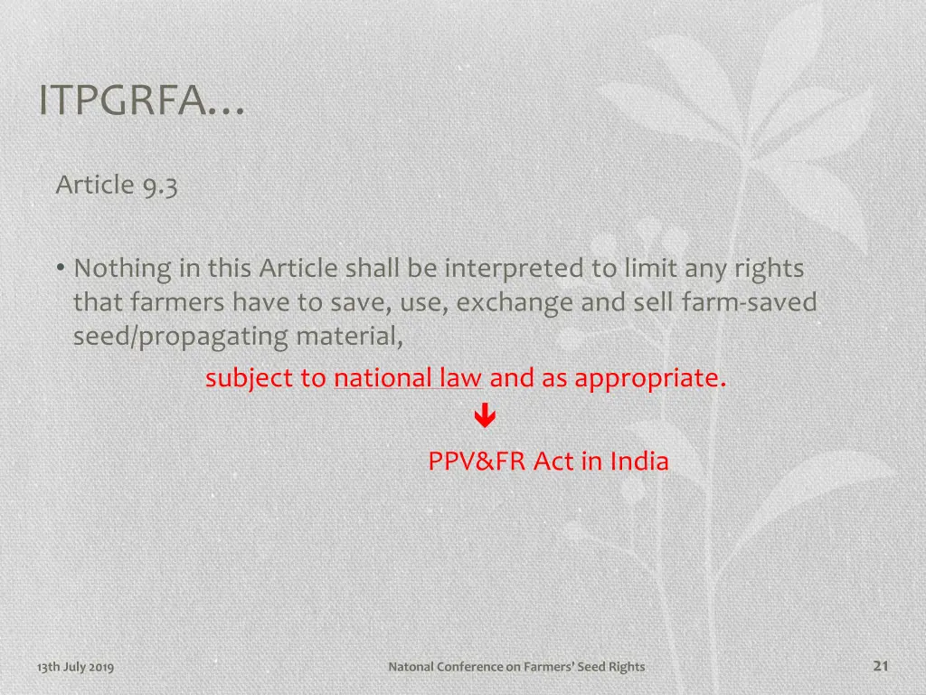 itpgrfa