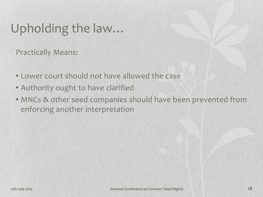 upholding the law 2