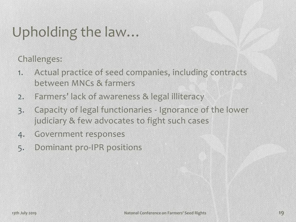 upholding the law 3