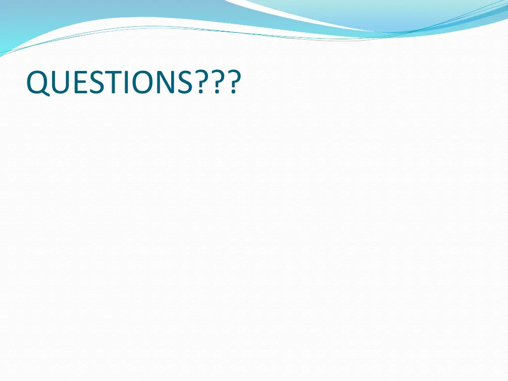 questions