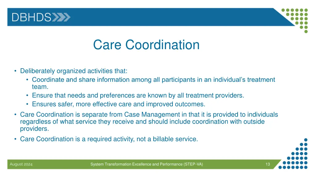 care coordination