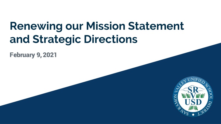renewing our mission statement and strategic