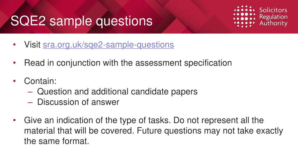 sqe2 sample questions