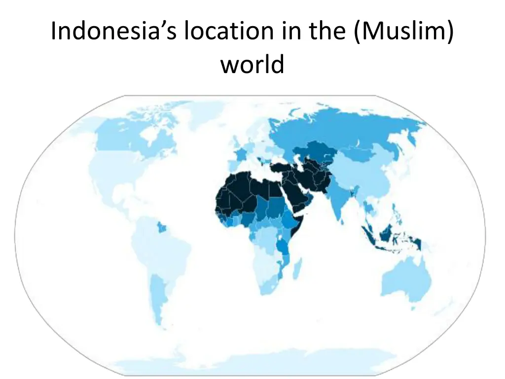 indonesia s location in the muslim world