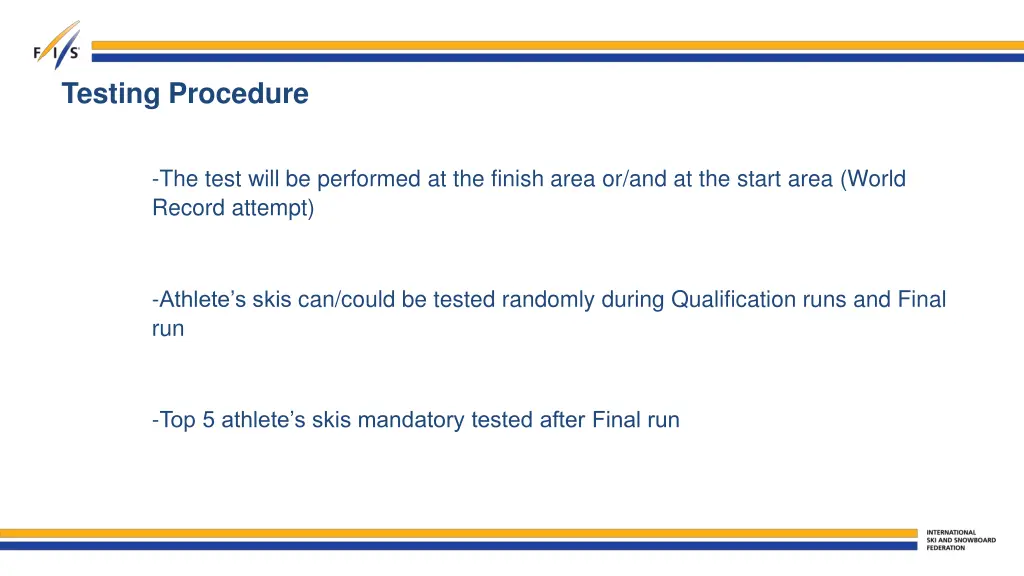 testing procedure 1