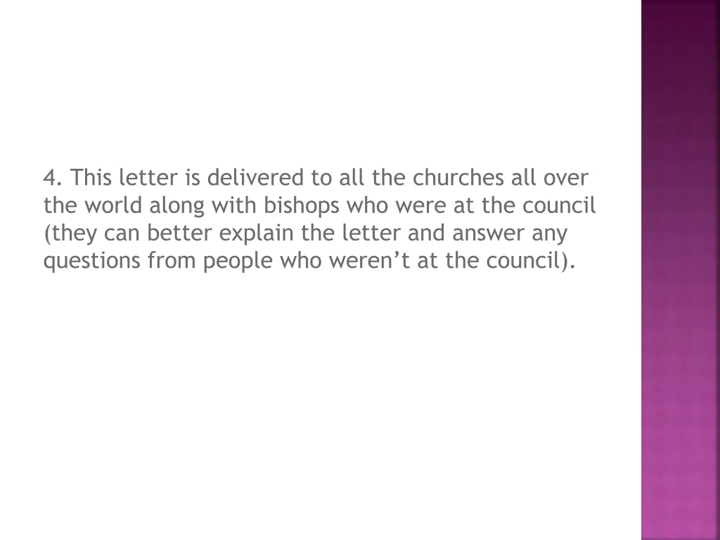 4 this letter is delivered to all the churches