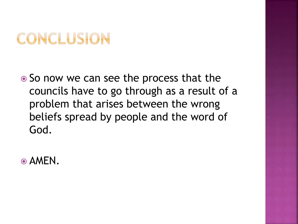 conclusion