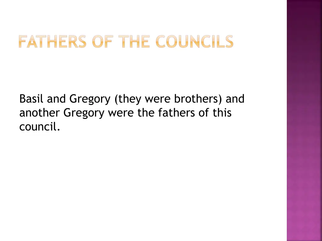 fathers of the councils