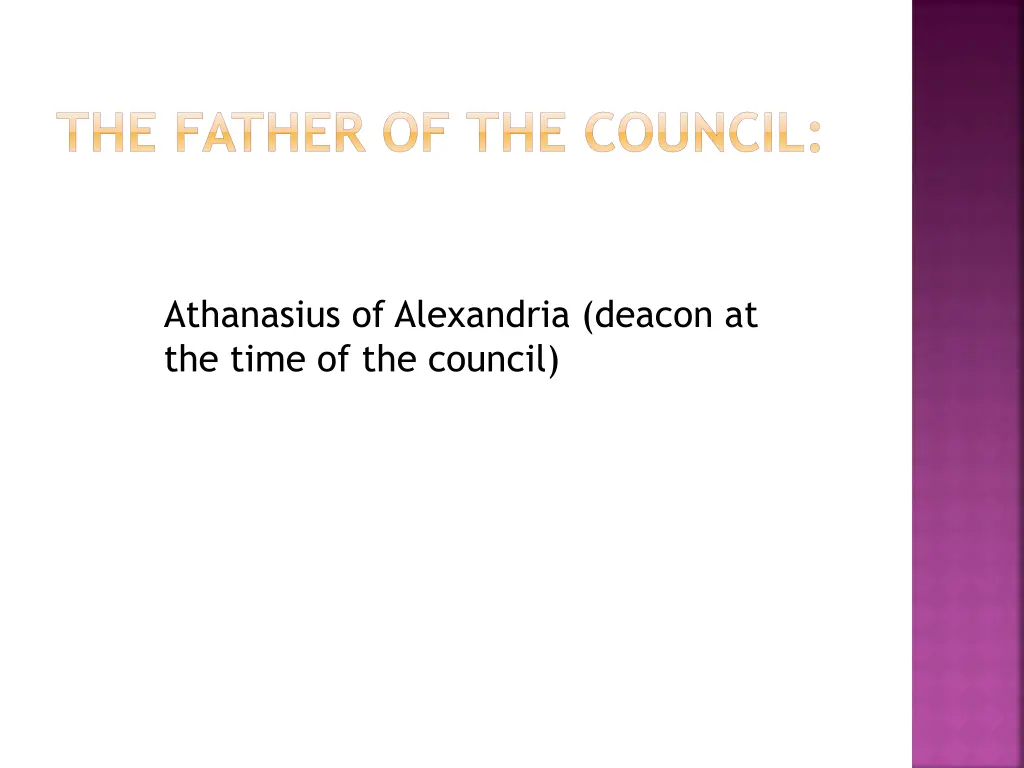 the father of the council