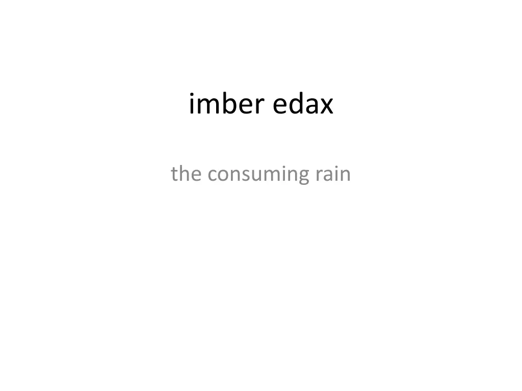 imber edax