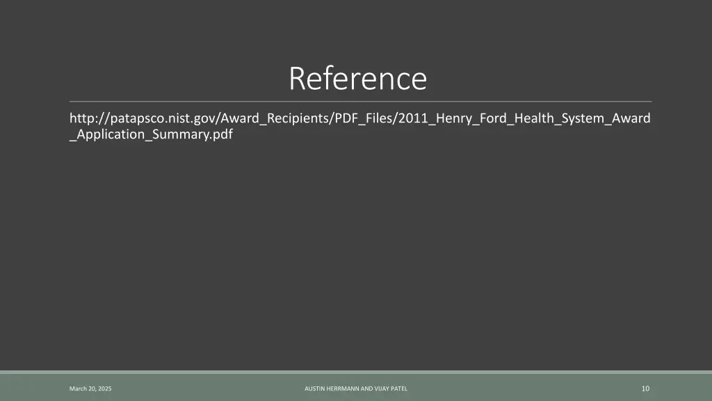 reference