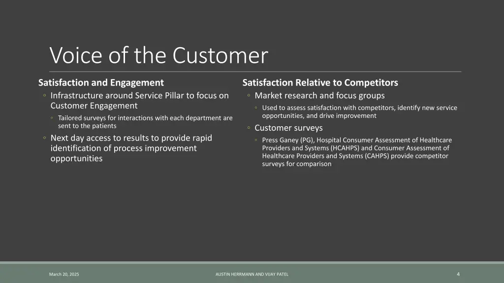 voice of the customer 2