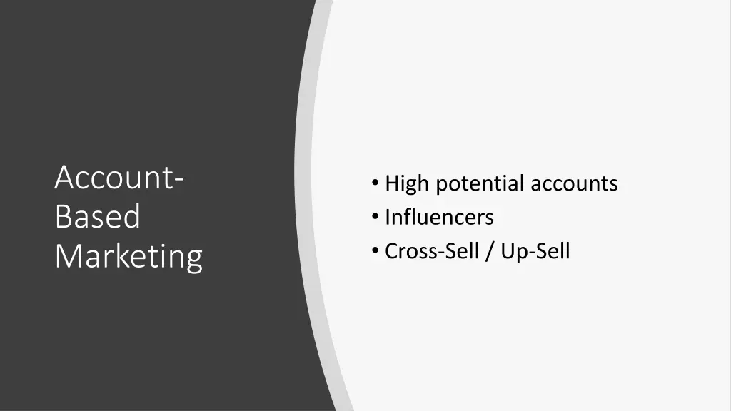 account based marketing