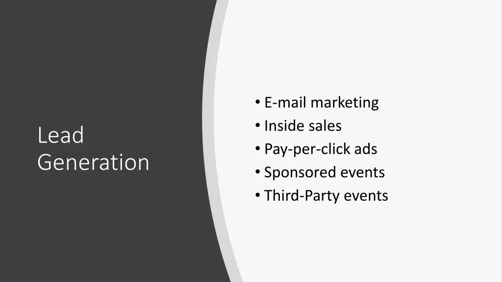 e mail marketing inside sales pay per click