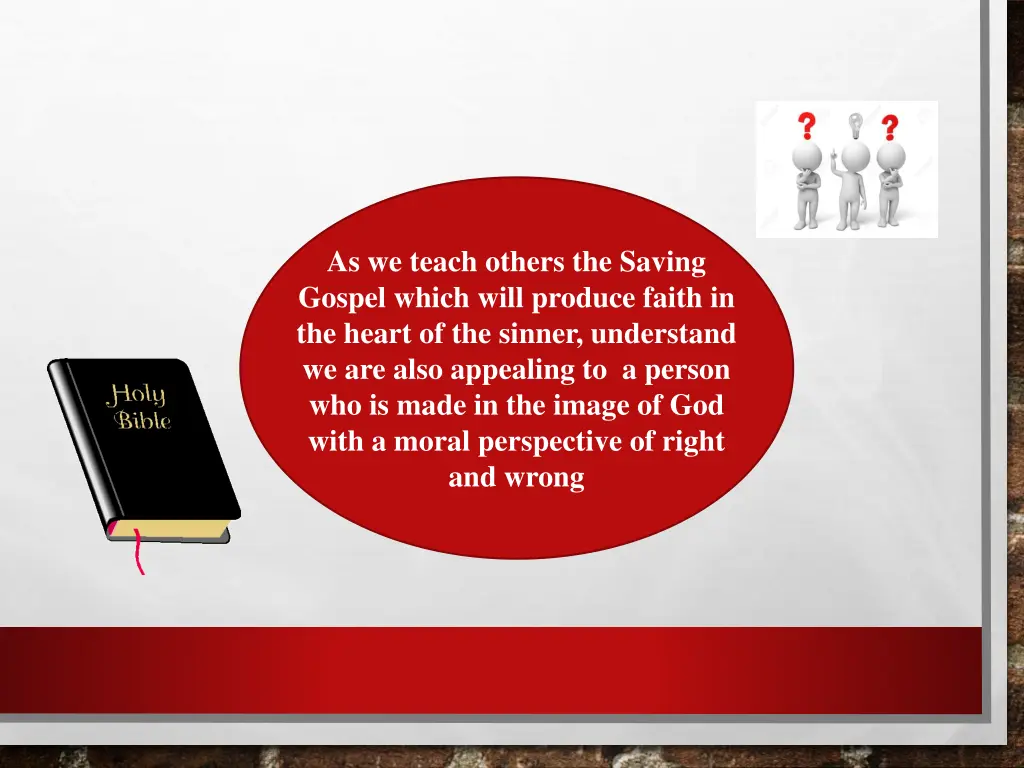 as we teach others the saving gospel which will